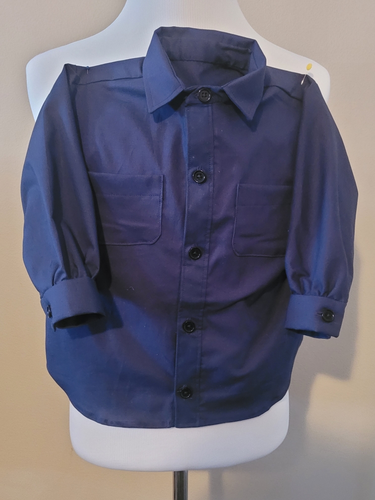 JW Navy Pocket Shirt w/ Black Buttons- Youth – Hollywood Western Wardrobe
